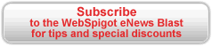 Subscribe to WebSpigot eNews